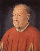 Jan Van Eyck Cardinal Niccolo Albergati painting